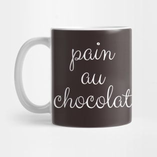 Pain au chocolat French food design cute croissant Mug